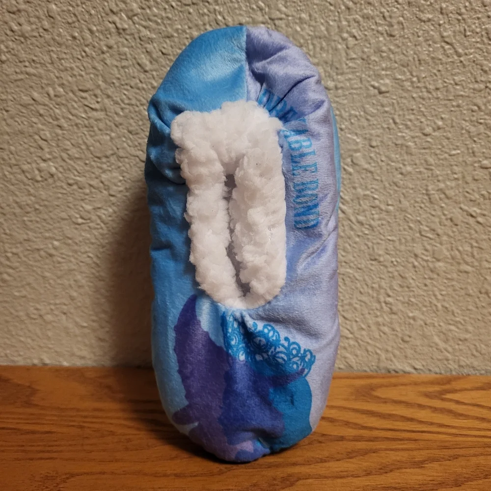 NWT Wicked Purple & Blue Slipper Socks Shoe Size: 13 - 4, Size: M/L
